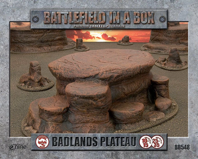 Battlefield In A Box: Badlands: Plateau - Mars (x1) -30mm 3 Battlefield In A Box: Badlands: Plateau - Mars (x1) -30mm