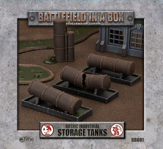 Battlefield In A Box: Gothic Industrial - Tanks (x3) - 30mm 3 Battlefield In A Box: Gothic Industrial - Tanks (x3) - 30mm