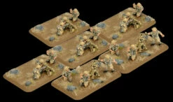 Flames Of War - Desert Rats Weapons Platoon (Plastic, X4 HMG, X2 3" Mortars)
