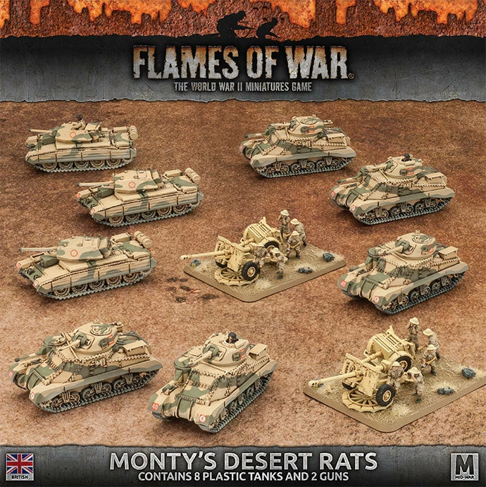 Flames Of War - Monty's Desert Rats (Starter Army Box) 3 Flames Of War - Monty's Desert Rats (Starter Army Box)