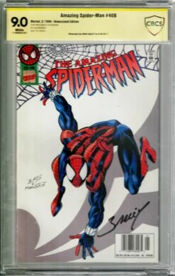 Amazing Spider-Man #408 Graded CBCS 9.0 SIGNED By Mark Bagley