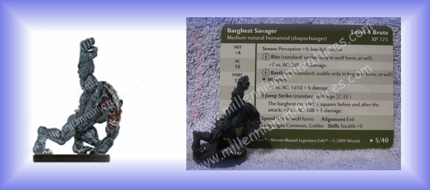 Various DDMMLE Barghest Savager 05/40 R 3 Various DDMMLE Barghest Savager 05/40 R