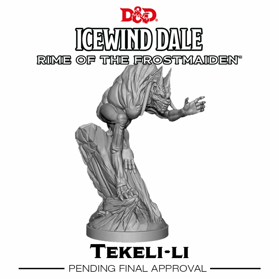 Miniature D&D CS - "Icewind Dale: Rime Of The Frostmaiden" - Tekeli-li (1 Fig) 3 Miniature D&D CS - "Icewind Dale: Rime Of The Frostmaiden" - Tekeli-li (1 Fig)