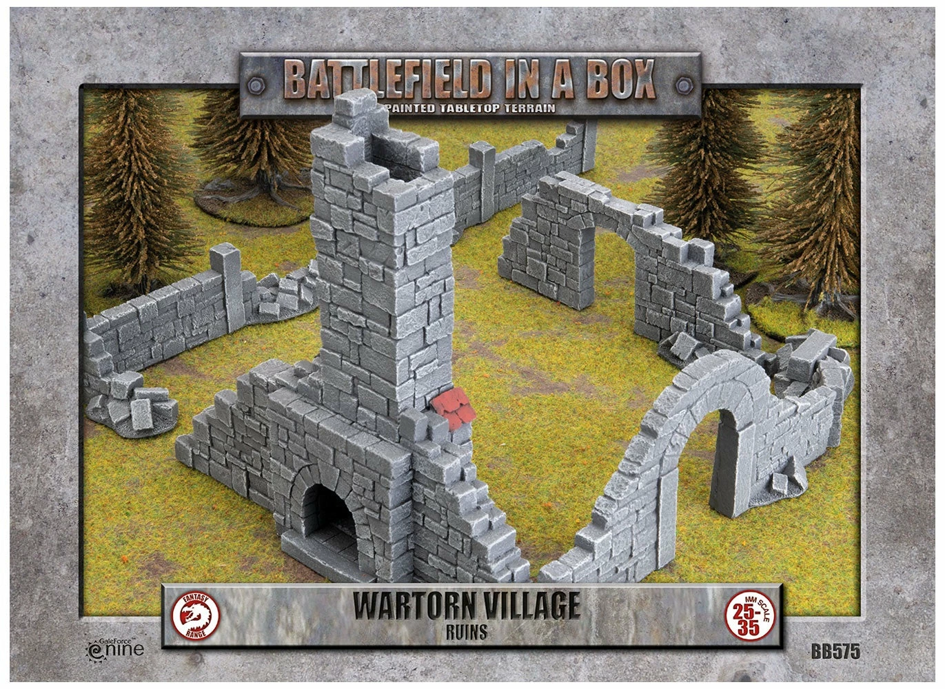 Battlefield In A Box: Wartorn Village - Ruins 3 Battlefield In A Box: Wartorn Village - Ruins