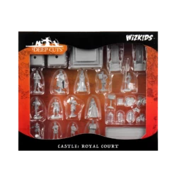 WizKids Deep Cuts Unpainted Miniatures Towns People Castle: Royal Court