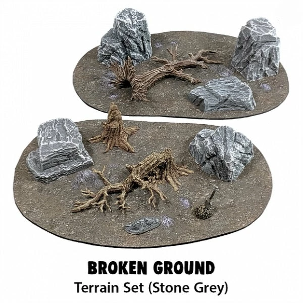 Monster Fight Club Terrain: Broken Ground 3 Monster Fight Club Terrain: Broken Ground