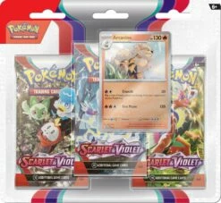 Pokemon TCG Scarlet & Violet 1 Three Booster Blister