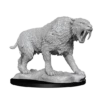 Miniature - Unpainted Saber-Tooth Tiger