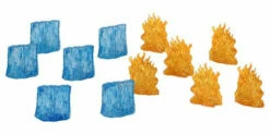 D&D - Spell Effects Wall Of Ice & Wall Fire Minis