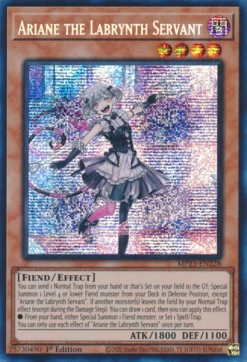 Yu-Gi-Oh Ariane The Labrynth Servant [MP23-EN228] Prismatic Secret Rare