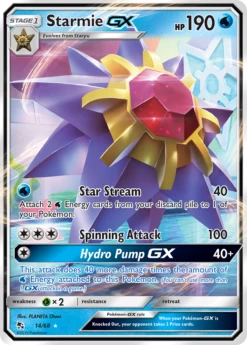 POKEMON Starmie GX (14/68) [Sun & Moon: Hidden Fates]