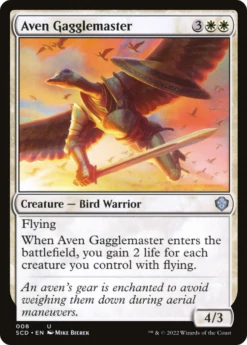 Magic The Gathering Aven Gagglemaster [Starter Commander Decks]