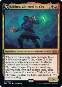 Magic The Gathering Mishra, Claimed By Gix [The Brothers' War]