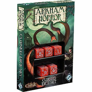 Arkham Horror Cursed Dice Set Red 3 Arkham Horror Cursed Dice Set Red