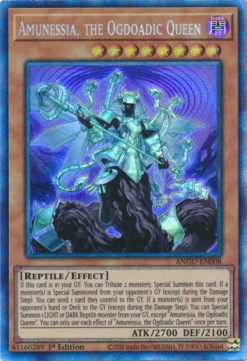 Yu-Gi-Oh Amunessia, The Ogdoadic Queen (Collector's Rare) [ANGU-EN008] Collector's Rare