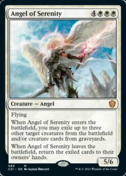 Magic The Gathering Angel Of Serenity [Commander 2021]