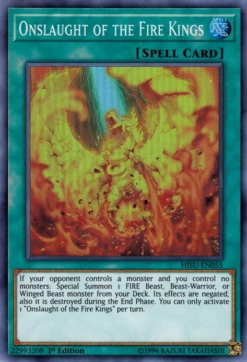 Yu-Gi-Oh Onslaught Of The Fire Kings [HISU-EN055] Super Rare