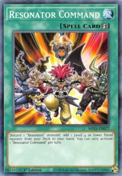 Yu-Gi-Oh Resonator Command [MP21-EN077] Common