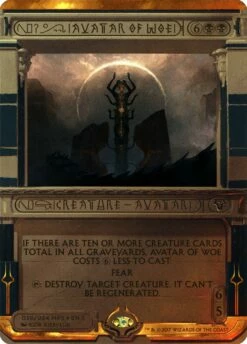 Magic The Gathering Avatar Of Woe (Invocation) [Amonkhet Invocations]