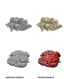 Various WizKids Deep Cuts Miniatures Pile Of Bones & Entrails