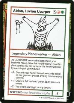 Magic The Gathering Abian, Luvion Usurper [Mystery Booster Playtest Cards]