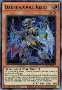 Yu-Gi-Oh Qadshaddoll Keios [MP21-EN243] Ultra Rare