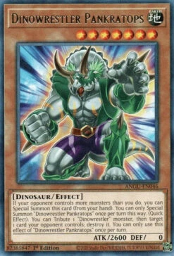 Yu-Gi-Oh Dinowrestler Pankratops (Rare) [ANGU-EN046] Rare