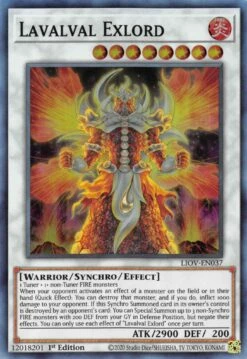 Yu-Gi-Oh Lavalval Exlord [LIOV-EN037] Super Rare