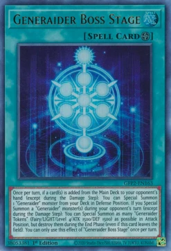 Yu-Gi-Oh Generaider Boss Stage [GFP2-EN163] Ultra Rare