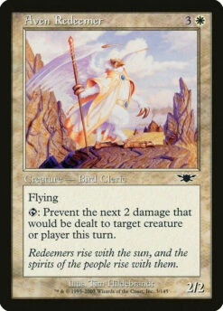 Magic The Gathering Aven Redeemer [Legions]