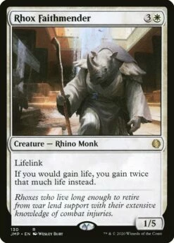 Magic The Gathering Rhox Faithmender [Jumpstart]