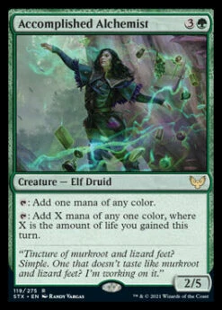Magic The Gathering Accomplished Alchemist [Strixhaven: School Of Mages]
