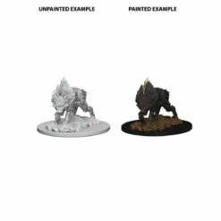 Various Pathfinder Deep Cuts Unpainted Miniatures Dire Wolf