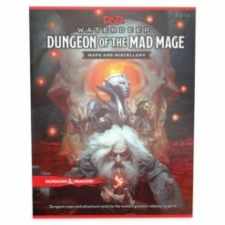 Dungeons & Dragons D&D (Map) Dungeon Of The Mad Mage - Maps & Miscellany