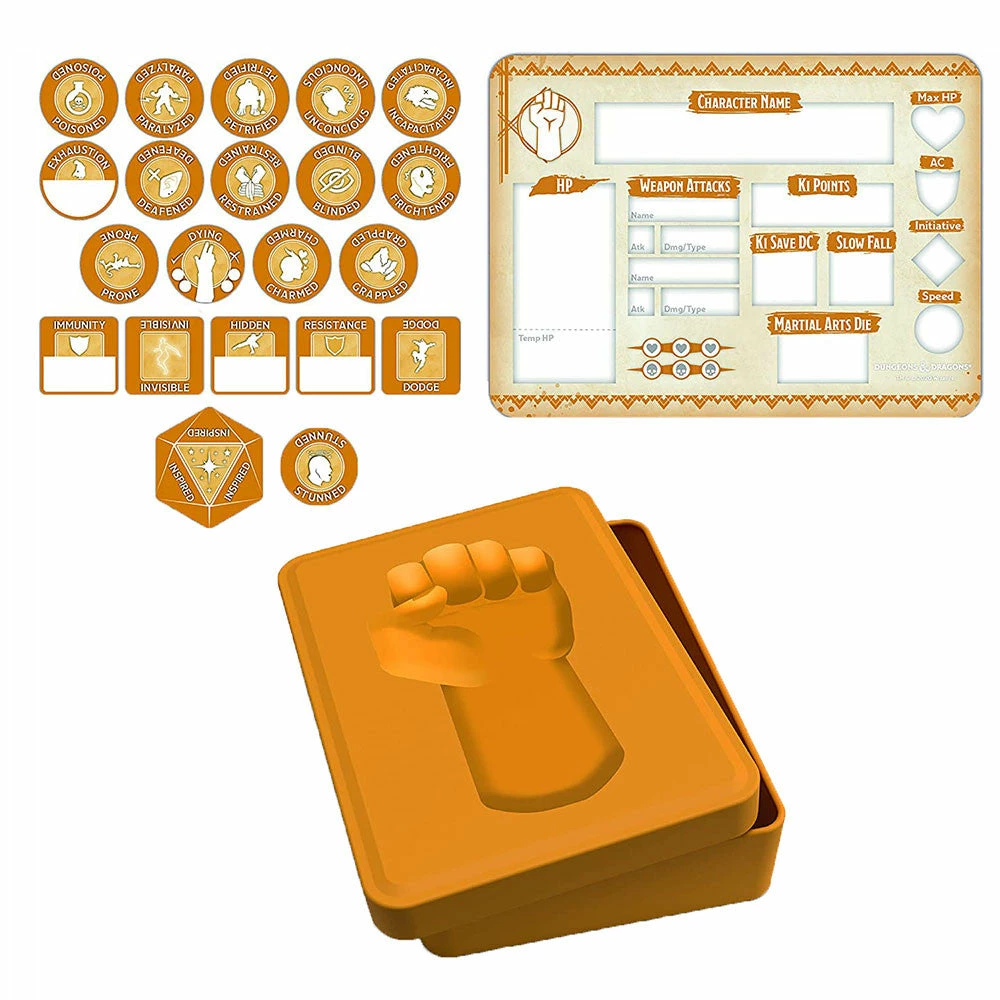 Dungeons & Dragons D&D Class Token Set Monk 3 Dungeons & Dragons D&D Class Token Set Monk