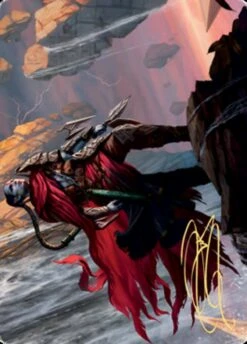 Magic The Gathering Anowon, The Ruin Thief Art Card (Gold-Stamped Signature) [Zendikar Rising Art Series]