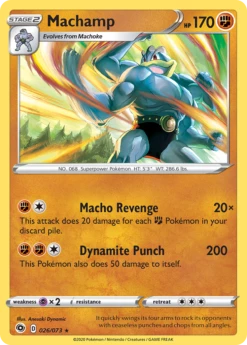 POKEMON Machamp (026/073) [Sword & Shield: Champion's Path]