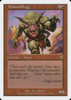 Magic The Gathering Trained Orgg [Seventh Edition]