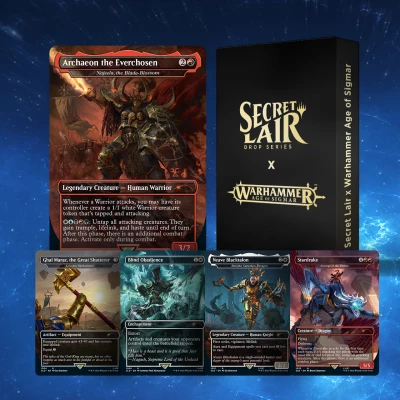 Magic The Gathering Secret Lair - Warhammer Age Of Sigmar 3 Magic The Gathering Secret Lair - Warhammer Age Of Sigmar