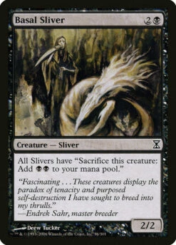 Magic The Gathering Basal Sliver [Time Spiral]