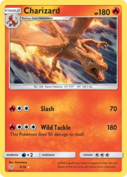 POKEMON Charizard (5/18) [Sun & Moon: Detective Pikachu]