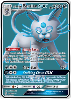 POKEMON Alolan Persian GX (219/236) [Sun & Moon: Cosmic Eclipse]