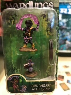 Various Miniature - Wardlings Girl Wizard W Genie