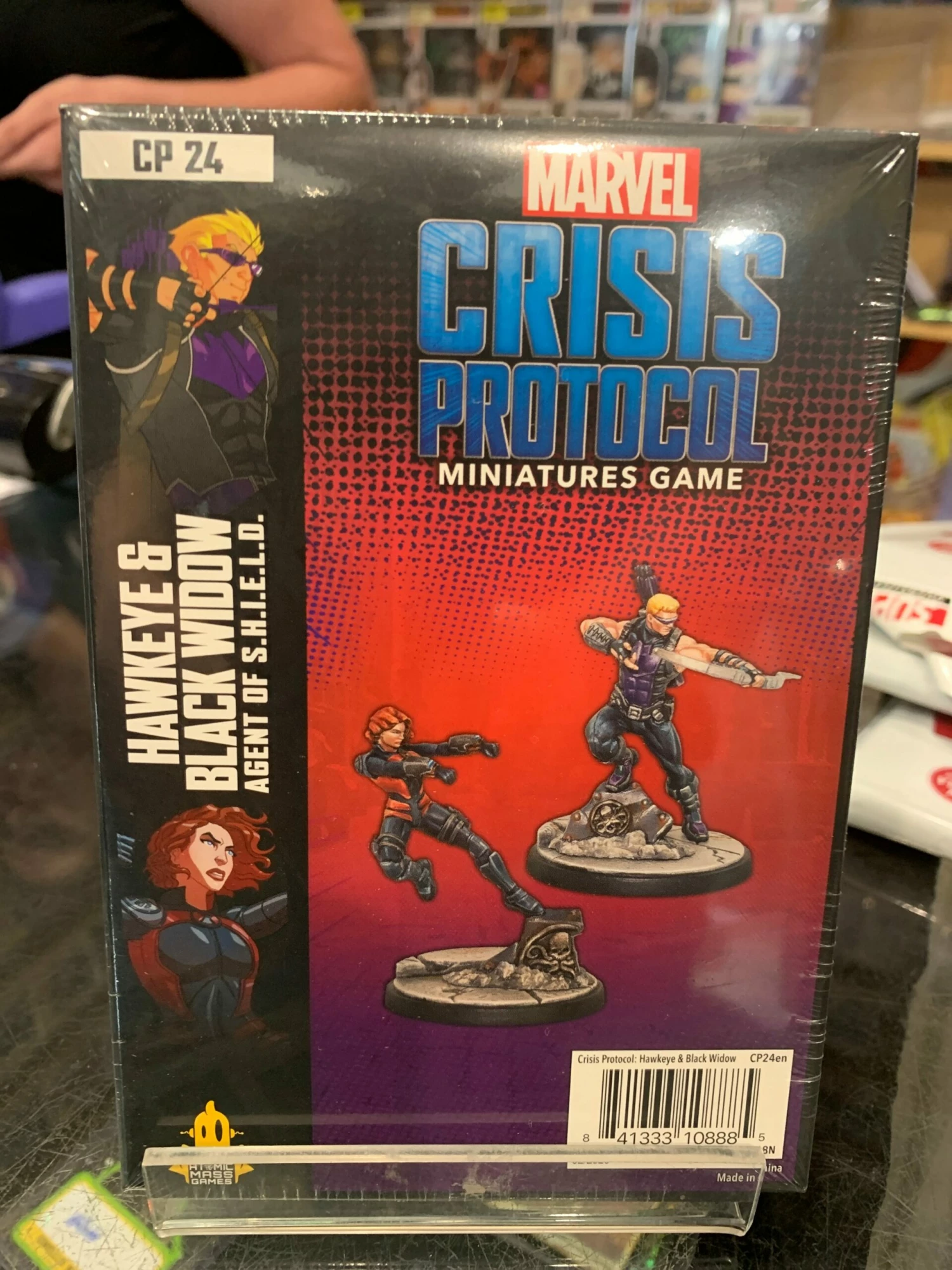 Marvel Crisis Protocol Miniatures Game Hawkeye & Back Widow 3 Marvel Crisis Protocol Miniatures Game Hawkeye & Back Widow