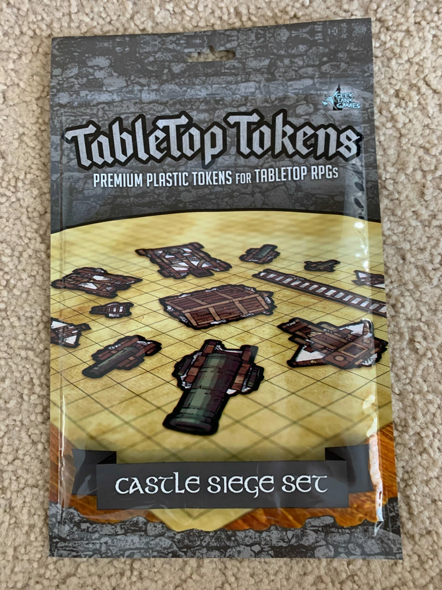 Tabletop Tokens - Castle Siege Set 3 Tabletop Tokens - Castle Siege Set