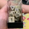Chessex D7-Die Set Dice Marble Ivory Black(7 Dice In Display) -GAMES WORKSHOP Shop image 4e3a2f27 a5df 4804 b198 73b64f0b3de5