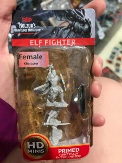 Various Miniature - Female Elf Fighter