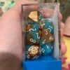 Chessex D7-Die Set Dice Gemini Copper Turquoise(7 Dice In Display) 1 Chessex D7-Die Set Dice Gemini Copper Turquoise(7 Dice In Display) -GAMES WORKSHOP Shop image 52b8c19b a2a8 4bbc 8ee1 f620bcf9731b