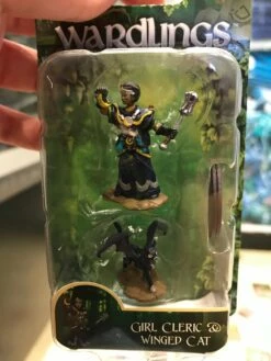 Various Miniature - Wardlings Girl Cleric W Cat