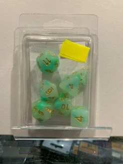 TMG RPG Dice - Shamrock Gold